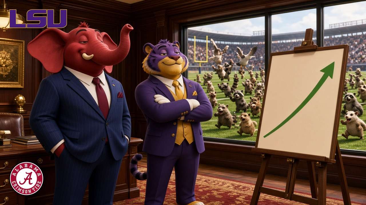 Alabama, LSU Report Strong October Earnings Thanks to Bold New Strategy of Losing